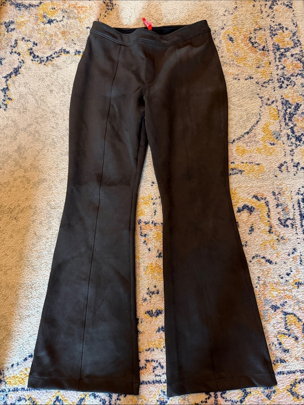 SPANX Black Boot-Cut Flare Pants